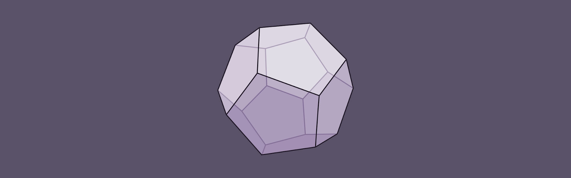 Dodecahedron model.