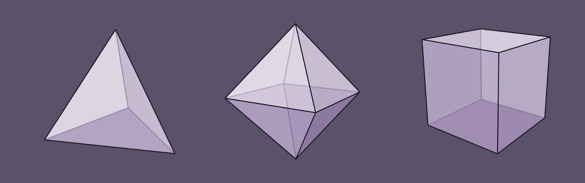  Polyhedron model.
