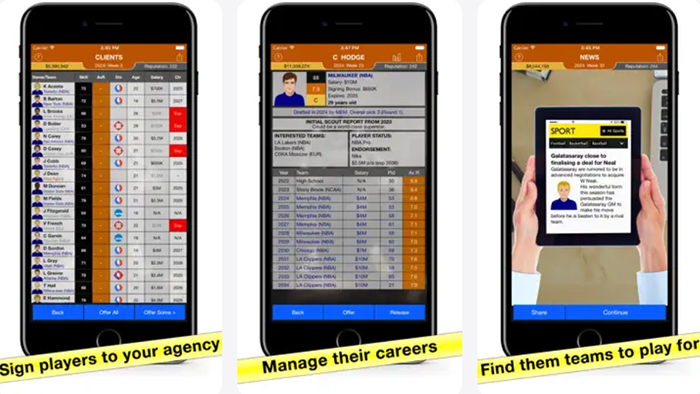 Avatar of the game Basketball Agent: Manager Sim